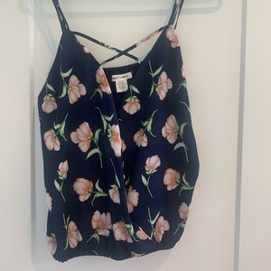 Floral strappy top